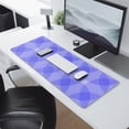 thumbnail image 2 of Pastel Checkered Mouse Pad with Cute Boho Aesthetic - Large 31.5x11.8in, Anti-Slip Rubber Base, Perfect Home Office Addition for Computers & Laptops, 2 of 7