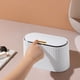 thumbnail image 2 of Bote de basura de escritorio Tapa de prensa Bote de basura Micron Tocador Escritorio de sala de estar Baño Bote de basura de cocina, 2 of 6