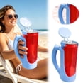 thumbnail image 1 of Tong Sleek And Sturdy Can Holder With Handle For Cans And Beverage Cups Versatile Countertop Organizer, 1 of 4