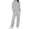 thumbnail image 2 of CAILDANL Lounge Sets for Women 2025 Sweatsuit 2 Piece Outfits Sweatshirt Wide Leg Sweatpant Tracksuit Matching Set, 2 of 2