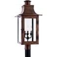 thumbnail image 1 of Quoizel Chalmers Large Post Lantern in Aged Copper, 1 of 6