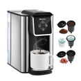 thumbnail image 1 of Mecity Cafetera 3 en 1 Cafetera de una sola porción, compatible con cápsulas de taza K, cafetera instantánea, tetera, taza de 6,8,10 oz, depósito de agua extraíble de 50 oz, 120 V 1150 W, 1 of 5