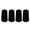 Black, variant on Ywmsfl 4 Spools Sewing Thread Polyester Sewing Thread Embroidery Machine Thread 1000yds Each for Sewing Machine Hand Quilting