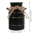 thumbnail image 2 of GOOHOCHY Decorative Retro Milk Bottle Vase 14.50X12.00X9.00CM Black, 2 of 8