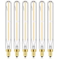 thumbnail image 1 of Bombillas LED tubulares LVYE E12, 4 W, 3000 K, 400 lm, paquete de 6, 1 of 9