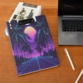 thumbnail image 5 of FORMRS A4 Clipboard Folder with Pen Holder Horizontal Foldable School Office Binder, Green Digital Art, 5 of 9