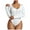 White, variant on Fengqque Jumpers for Women with Overalls Casual Jumpsuits Plus Size Summer Solid Color Pullover Long Sleeve O-Neck Jumpsuit