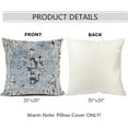 thumbnail image 5 of Antique Persian Kirman Rug Print Pillow Case Square Pillowcase Soft Throw Pillow Cover 20"X 20" Home Decor for Living Room Couch Sofa Car Cushion Cover, 5 of 6