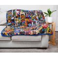 thumbnail image 4 of Throw Blanket Toynk Armageddon Retro Videojuegos de 8 bits, forro polar, 4 of 7