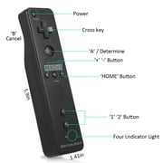 Luxmo Wii Remote Controller Motion Plus and Nunchuck for Wii/Wii U Console Video Games