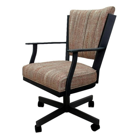 Montana Swivel Metal Dining Caster Chair on Reading Base