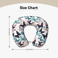 thumbnail image 5 of Disketp Butterfly Travel Pillow Memory Foam Neck Pillow Support Pillow for Camping, Sleeping Rest Cushion Airplane Pillow, 5 of 8
