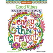 Pre-Owned Good Vibes Coloring Book (Paperback 9781574219951) by Thaneeya McArdle