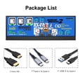 thumbnail image 4 of Monitor Táctil 14'' 4K UHD IPS Barra Estirada HDMI para PC y Portátil, 4 of 9
