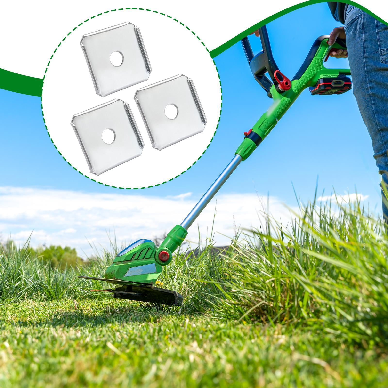 Fzaqwen 3Pcs x Blade Two Mulching Blade Adapters Easy Installation Lawn Mower Parts