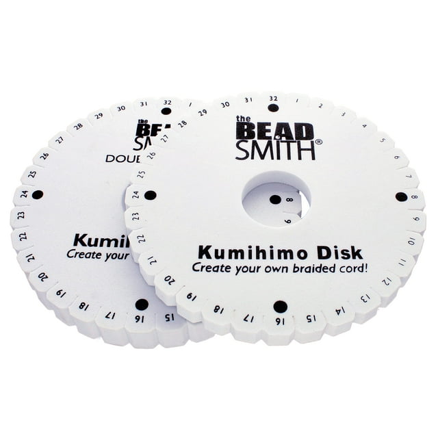 Set de Disco Kumihimo The Beadsmith Redondo 15cm Espuma 9,53mm y 20mm