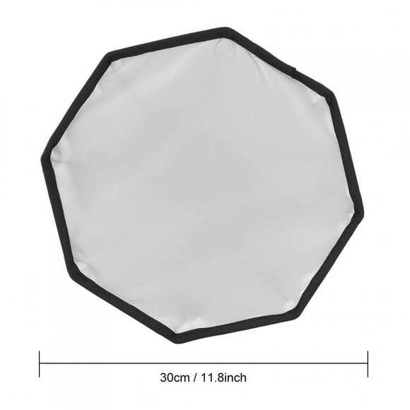 Flash Diffuser, 30cm Universal Flash Softbox Mini Flash Diffuser Portable Softbox Diffuser Camera Accessories Camera Flash Diffuser with Storage Bag for Flash Speedlite Speedlight
