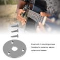 thumbnail image 4 of Guitar Jack Socket Plate, Secure Connection And Enhanced Sound Quality, Suitable For Electric Guitars, Basses, Ukulele, Banjo, Mandolin, 4 of 8