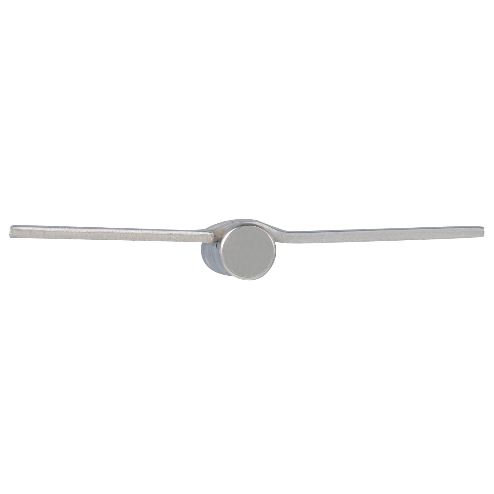 Brushed Chrome Steel Plain Bearing Door Hinge with Removable Pin, 3-1/2 x 3-1/2 in. Square Corner, 3-Pack