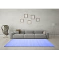thumbnail image 3 of Ahgly Company Indoor Rectangle Solid Blue Modern Area Rugs, 8' x 10', 3 of 4