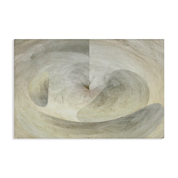 Stupell Industries Curving Freeform Abstract Abstract Painting Wrapped Canvas Art Print Wall Art, 24 x 16