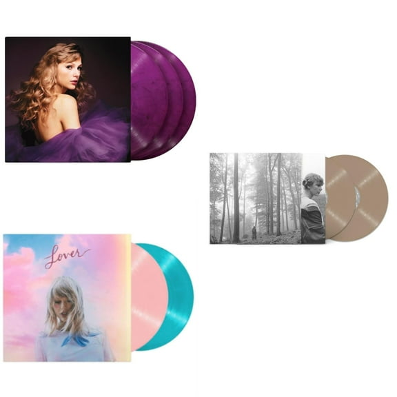 Speak Now (Taylor's Version) (Orchid Marbled Vinyl/3LP) & Lover & Folklore (X) (Beige Vinyl/2LP)