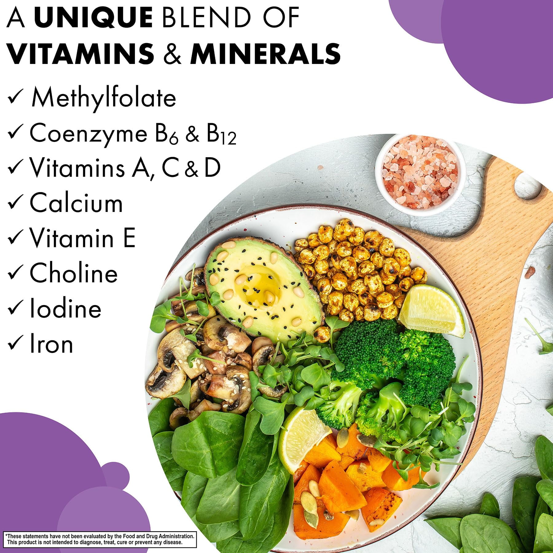 Bluebonnet Ladies’ One Prenatal Whole Food-Based Multiple* Pre & Postnatal Health* 60 Days