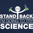 thumbnail image 3 of CafePress - Stand Back, I'm Going To Try Science T Shirt - Men's Classic Graphic Cotton T-Shirt, 3 of 4