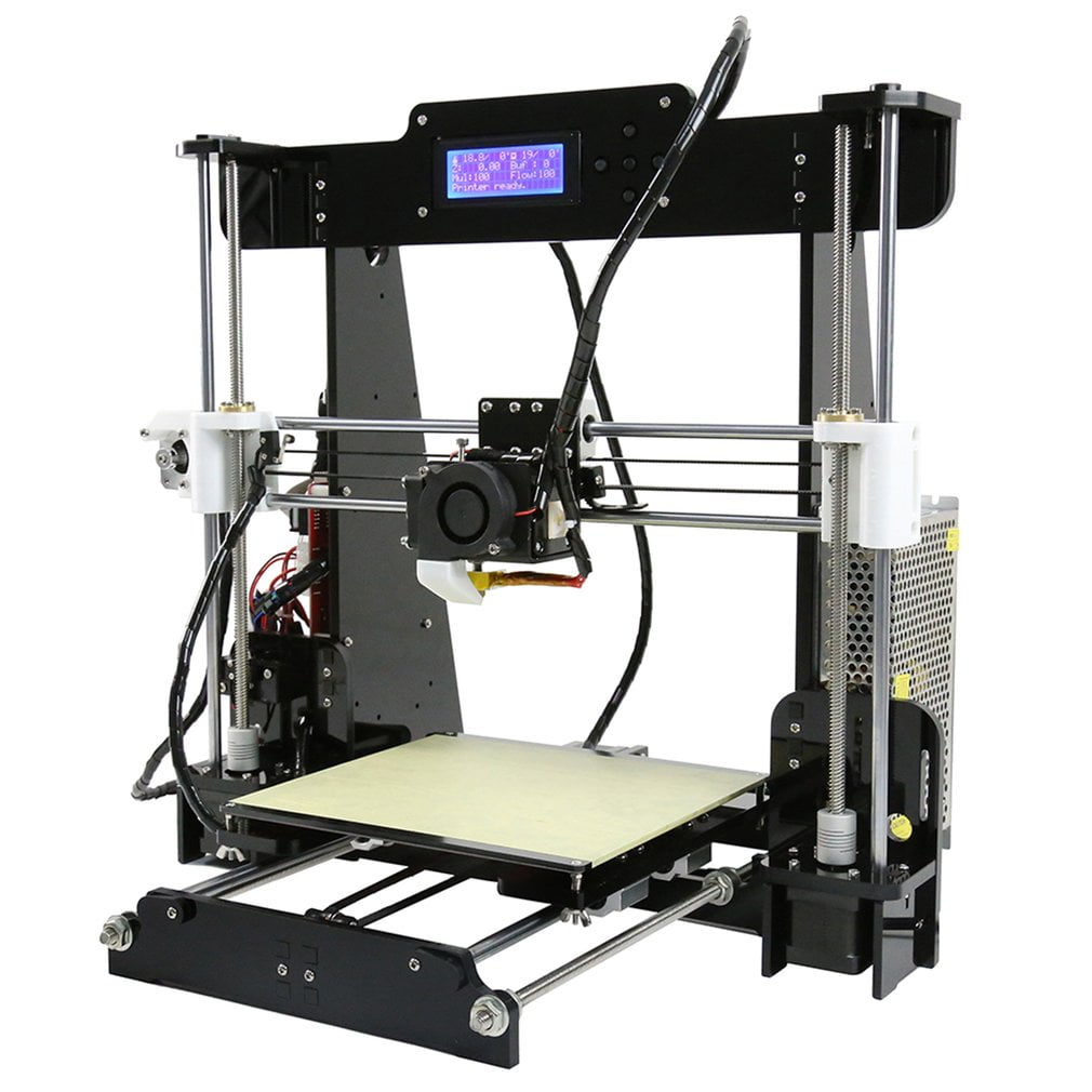 Acrylic Reprap Prusa Tronxy i3 3D Printer  DIY High Precision LCD 220*220*180 mm 