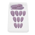 thumbnail image 4 of Fugacal Uas postizas, puntas de uas postizas exquisitas, 24 puntas de uas artificiales de color transparente para fiestas de baile para mujeres Fugacal No se aplica, 4 of 6