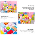 thumbnail image 3 of Shisuyan Building Block Set Educational Assembling Geometric Shapes 100Pcs 2.4x1.2x1.2in Wood, 3 of 9
