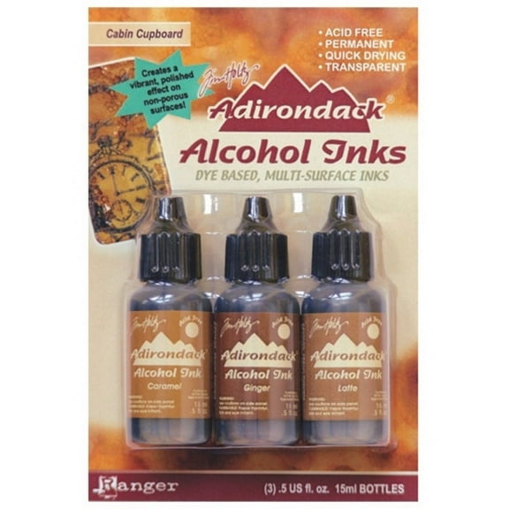Ranger Tim Holtz Adirondack Alcohol Ink Cabin Cupboard 3 Pack