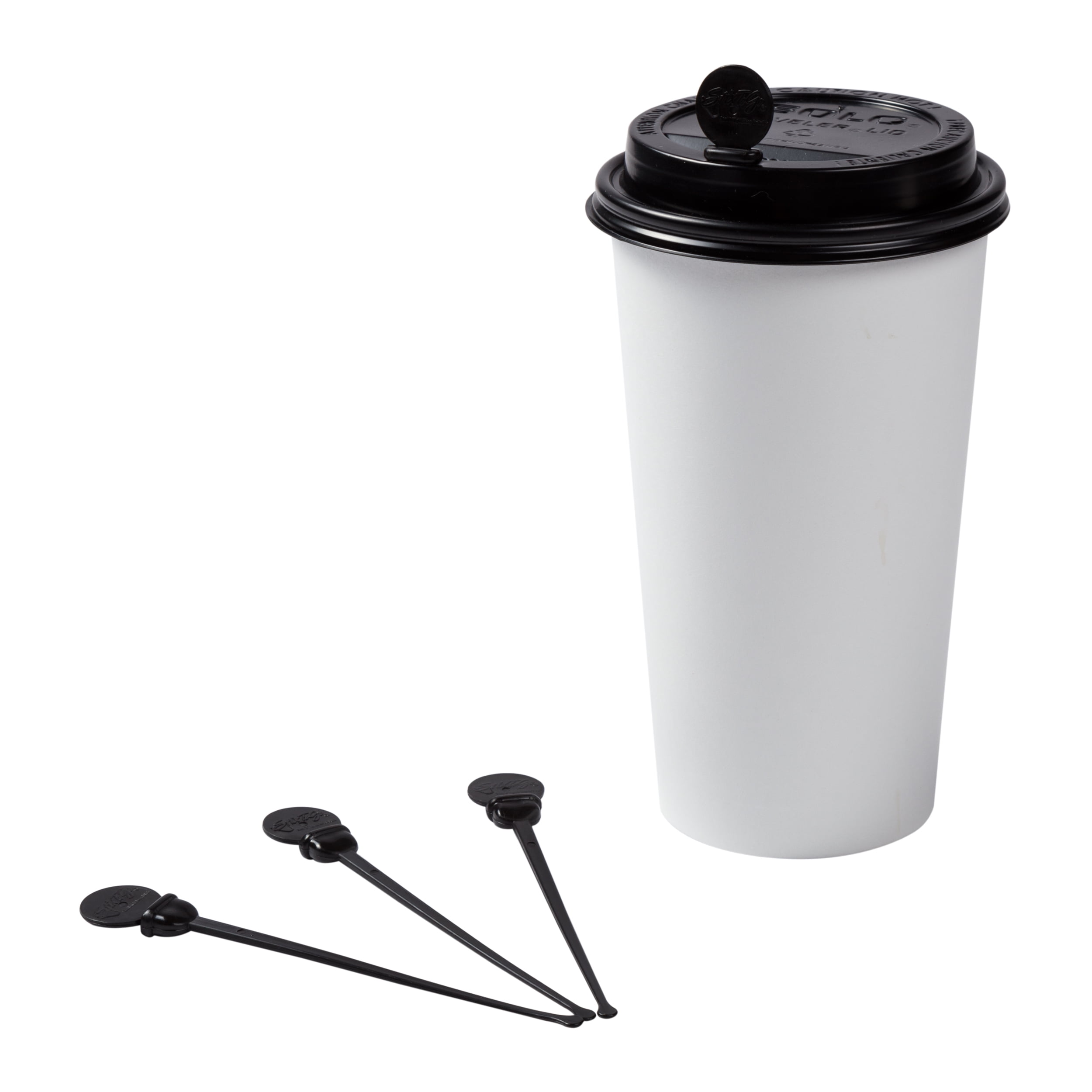 StixToGo 7.5″ Black Stir N Plug Beverage Plug Coffee Stoppers