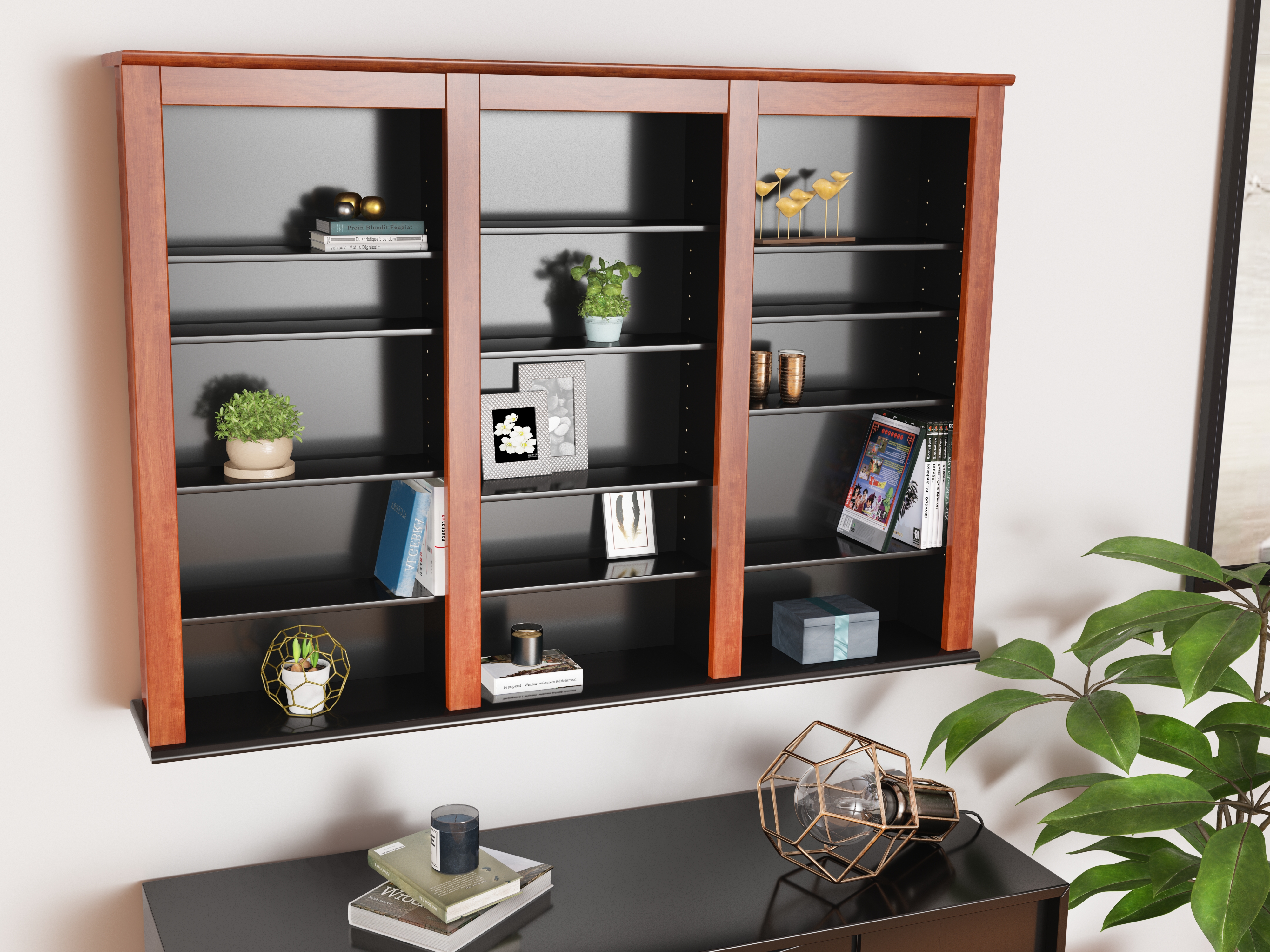 Prepac Triple Wall Mounted Storage Shelf