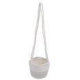 thumbnail image 3 of Hanging Basket, Hanging Plant Holder Durable Cotton Jute Rope Adjustable Foldable  For Vegetables For Cosmetics For Plant Stand White, 3 of 8