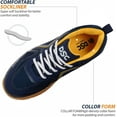 thumbnail image 7 of DSC Bolstr Badminton Sport Shoes | Color: Navy-Yellow | Size: 4US/3UK/37EU | For Kids | Material: TPU | Platform Heel | Breathable Mesh | Lightweight, Ventilation & Sweat Absorption, 7 of 7