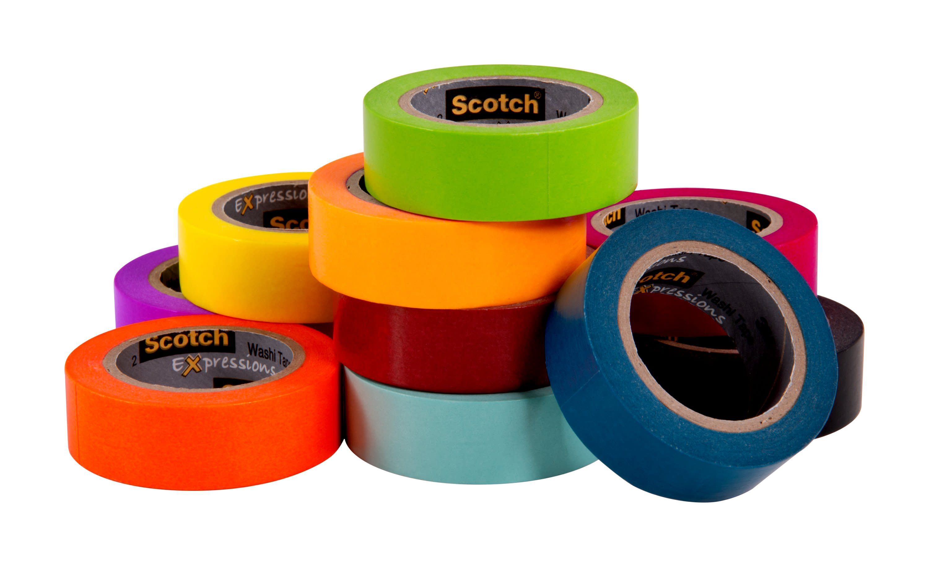 Scotch Expressions Washi Tape 0.27 x 5.46 yd. Metallic Pack Of 5