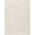 thumbnail image 2 of Hauteloom Andia Living Room, Bedroom Area Rug - Plush Pile - Cream,White - 5'3" x 7', 2 of 10