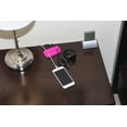thumbnail image 3 of Heaviest Cable Organizer on the Market! Compact and Weighted Desktop Cord Holder and Cable Organizer, Eco-Friendly Silicone, No Bad Smell, Bundled with 4 Reusable Cable Ties! (Fuchsia Pink), 3 of 9