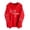 #265-Red, variant on Craaazy Women's Heart Print Graphic Long Sleeve Hooded Sweatshirts with Pockets Gifts