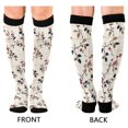 thumbnail image 4 of FORMRS Womens Knee High Socks Casual Long Thick Travel Daily Wear, 1 Pair, Floral Plaid, 4 of 6