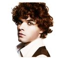 thumbnail image 1 of Kaneles Peluca rizada para hombre, peluca corta marrón, pelucas de pelo sintético suave y esponjoso para disfraz Natural para hombre y niño, 1 of 5