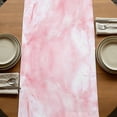 thumbnail image 5 of Table Runners 72 Inches Long Dress Scarves, Pink Marble Farmhouse Kitchen Table Runner, Coffee Tablerunners, Modern Abstract Art Elegant 14x72 Inch, 5 of 9