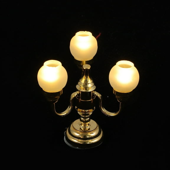 Doll Roof Light Mini House Decoration Ceiling Lights Branches Chandelier Dollhouse Swag Lamp Accessories for Home