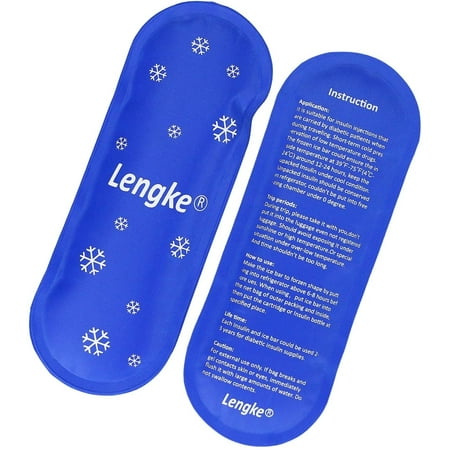 SUNMON Ice Packs for Insulin Cooler Travel Case - Reusable Cooler Ice Packs Suitable for Diabetic Insulin Cooler Storage Bag（2 Packs）