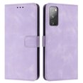 thumbnail image 2 of For Samsung Galaxy S20 FE Phone Case Wallet,[RFID-Blocking] [Card Holder/Cash Slot] [Kickstand] Magnetic Clasp PU Leather Solid Color Protective Flip Cases with Wrist Strap Folio Cover,Purple, 2 of 10