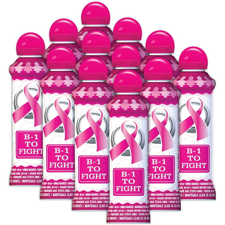 Dabbin' Fever Pink Ribbon Breast Cancer Awareness Bingo Daubers