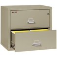 thumbnail image 2 of Fireking 2 Drawer 31" wide Classic Lateral fireproof File Cabinet-Pewter, 2 of 3