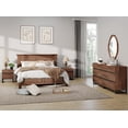 thumbnail image 2 of WAMPAT 3-Piece Bedroom Furniture Set, 63" Dresser & Chest with 6 Drawers, 2 Nightstands with 2 Drawers, Wooden Side Tables for Bedroom, Brown, 2 of 11