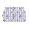 thumbnail image 2 of Disketp Bouquet and Lavender Flowers Estuche de Lápices de Doble Capa con Tapa Abatible y Cremallera, Organizador Escolar para Adolescentes y Adultos, 2 of 7